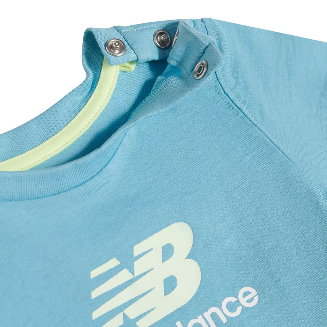 New Balance Colourblock T-Shirt & Jog Set For Kids
