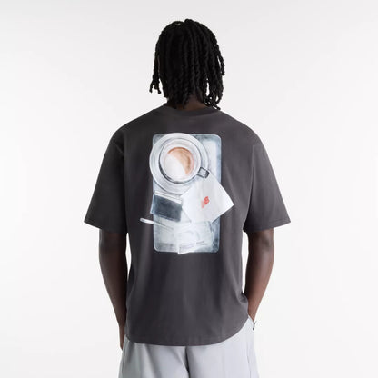 New Balance Grey Days Coffee Oversized T-Shirt For Men