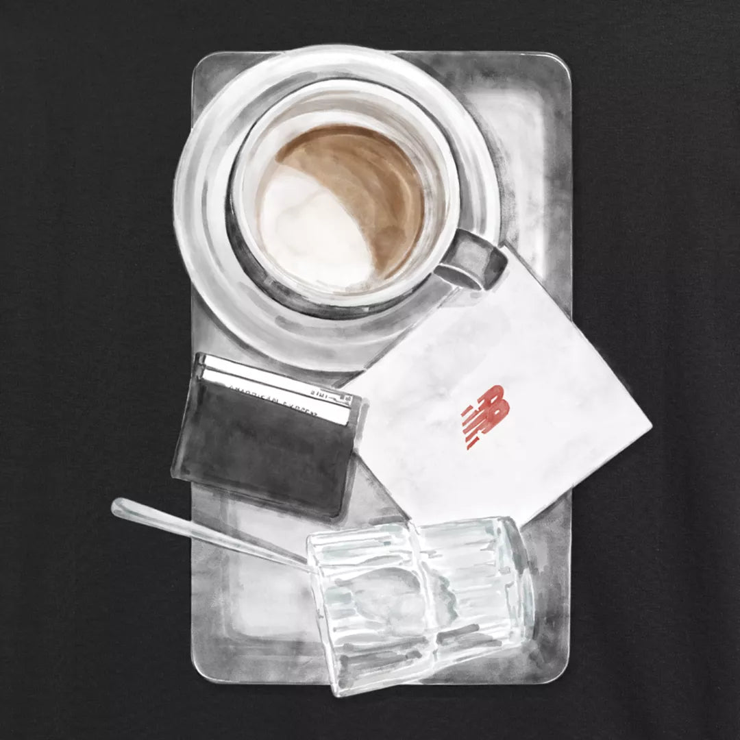 New Balance Grey Days Coffee Oversized T-Shirt For Men