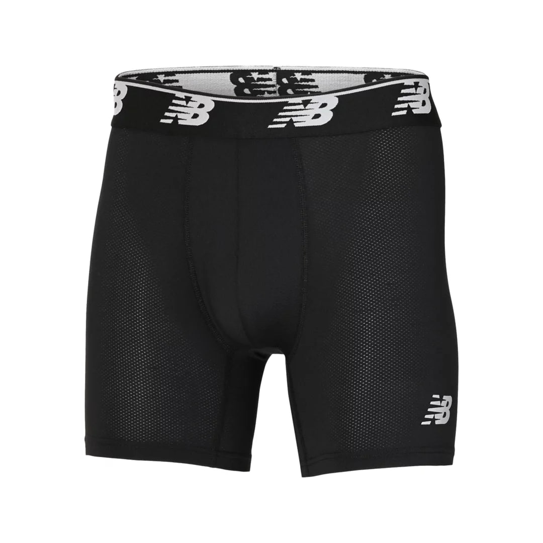 New Balance Mens Mesh 5 Inch Boxer Brief No Fly 3 Pack For Men