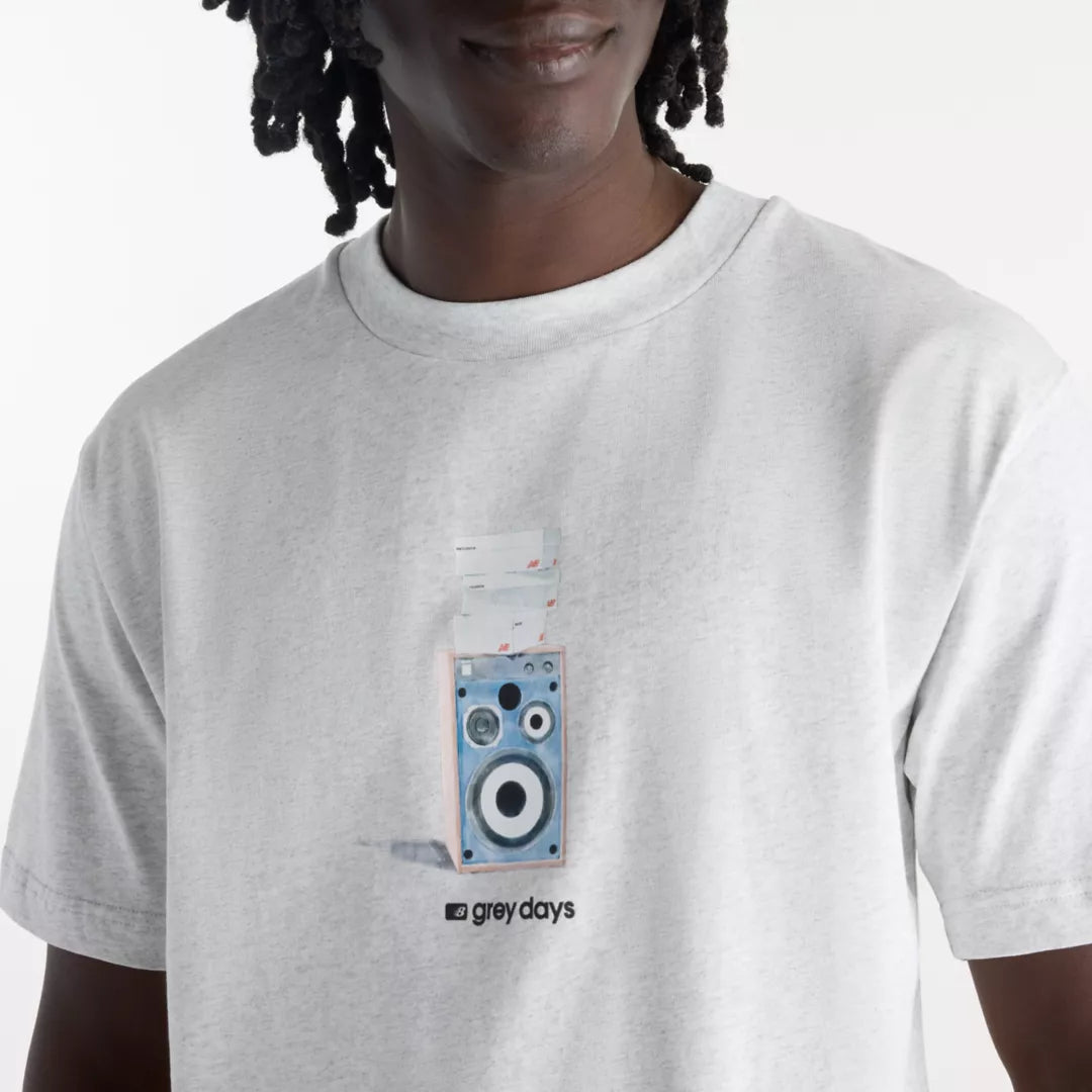 New Balance Grey Days Speaker T-Shirt For Men