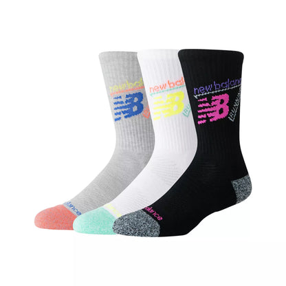 New Balance Active Graphic Crew Socks 3 Pack For Men|Women