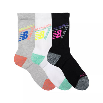 New Balance Active Graphic Crew Socks 3 Pack For Men|Women