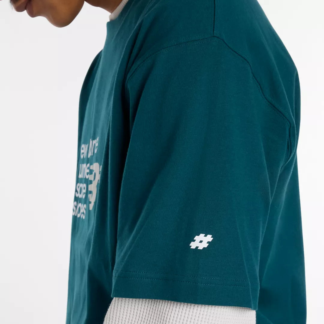 New Balance Numeric Stacked Graphic T-Shirt For Men