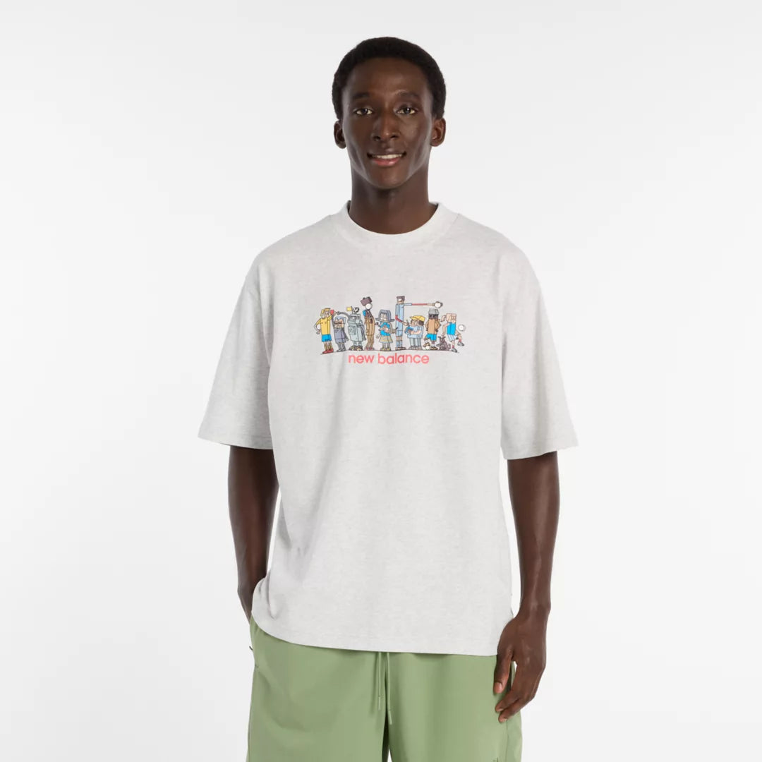 New Balance Ghica Line Up Oversized T-shirt For Men