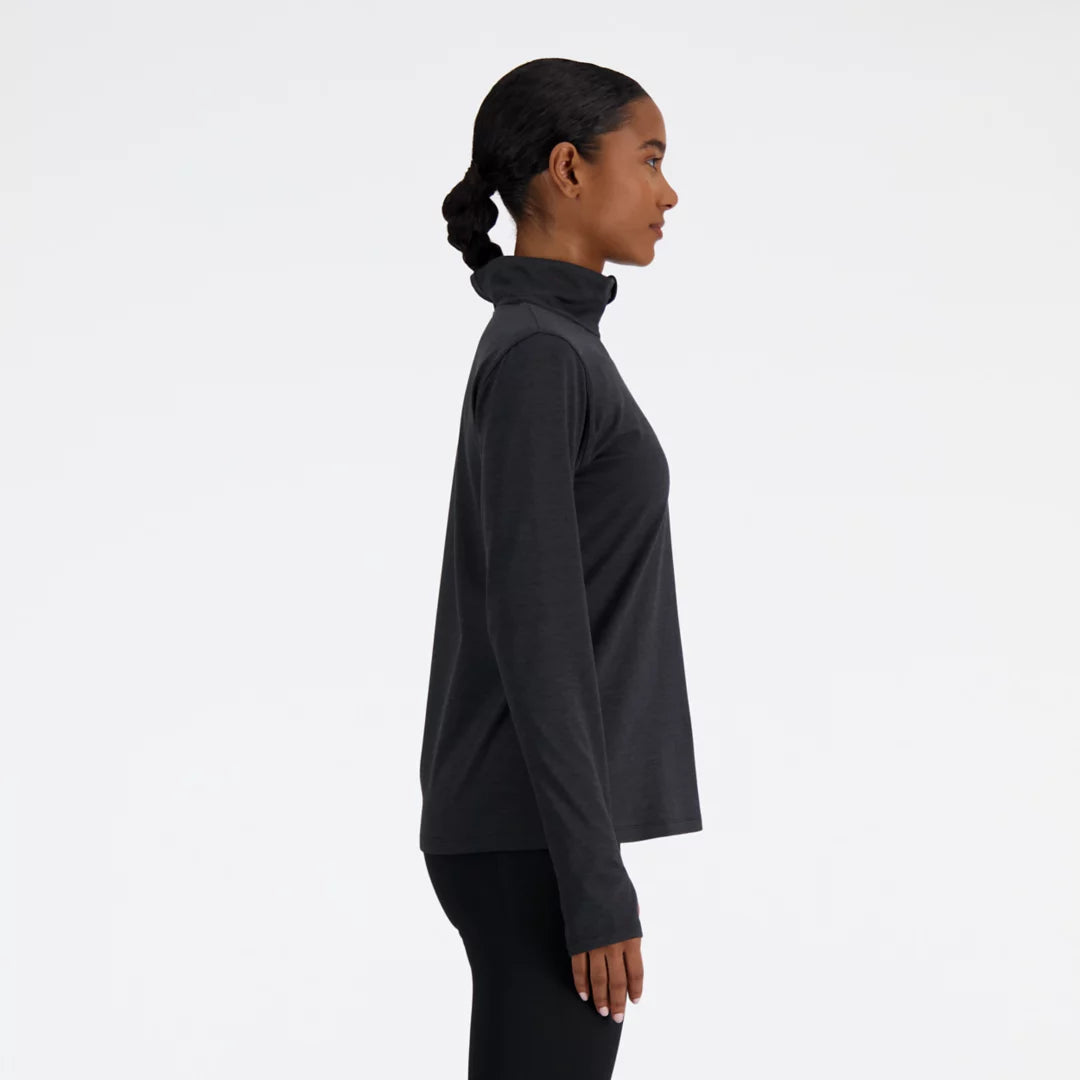 New Balance Sport Essentials Space Dye 1/4 Zip For Women