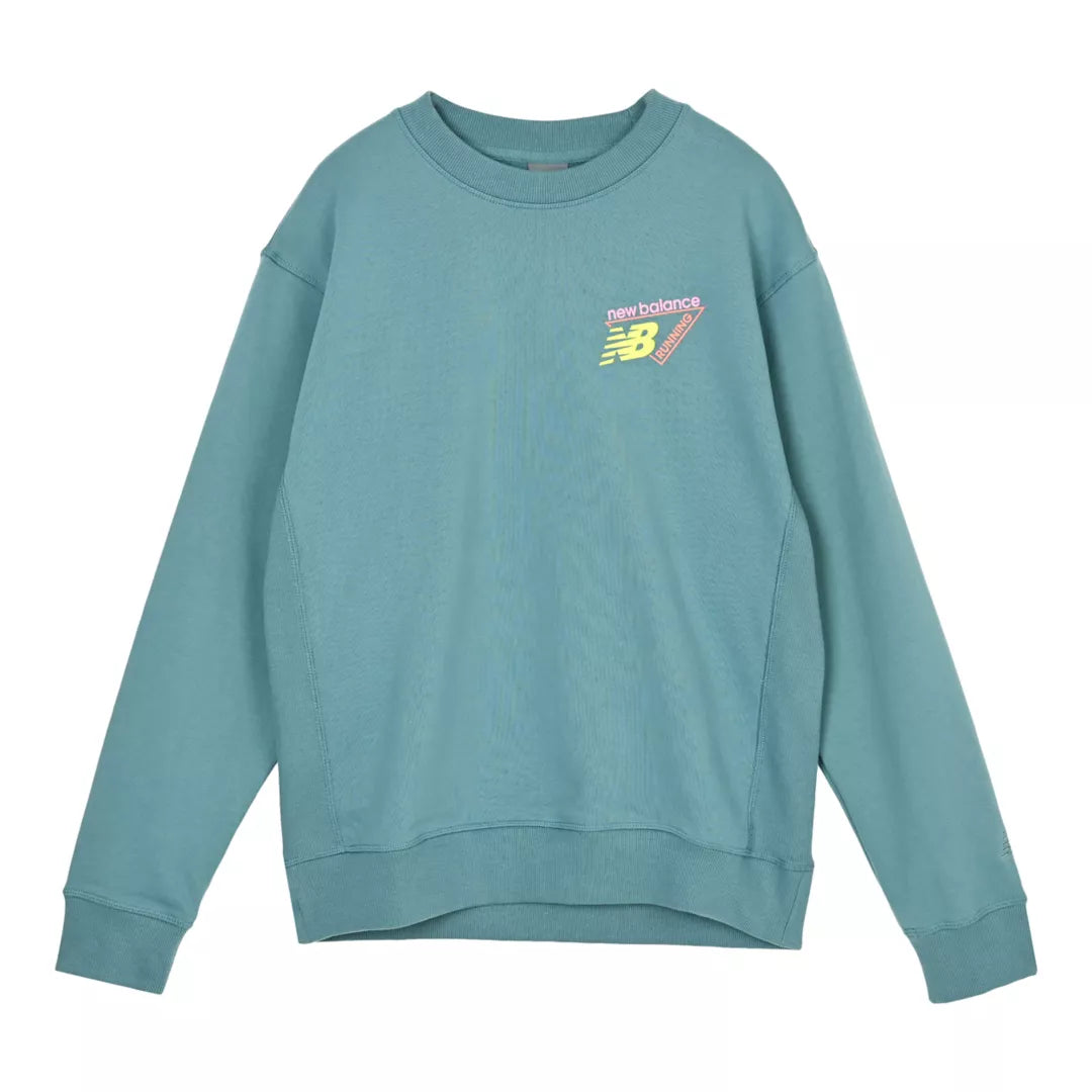 New Balance Classic Tri-Logo French Terry Crew For Men