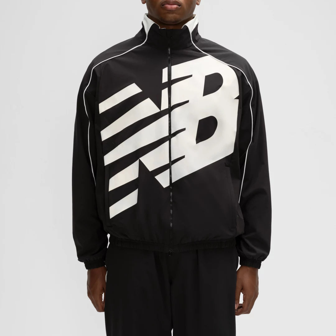 New Balance Basketball Oversized Print Woven Jacket For Men