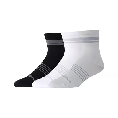 New Balance Pro Running QTR Socks 3 Pack For Men|Women