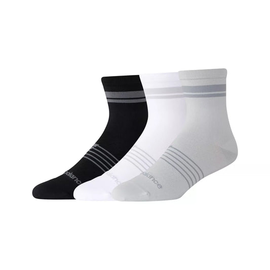 New Balance Pro Running QTR Socks 3 Pack For Men|Women