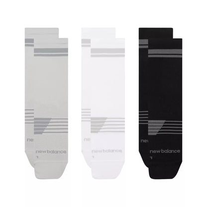 New Balance Pro Run Crew Socks 3 Pack For Men|Women