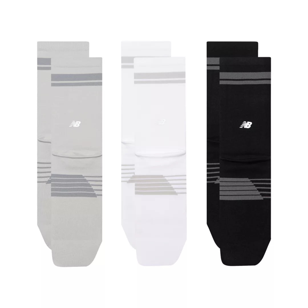 New Balance Pro Run Crew Socks 3 Pack For Men|Women