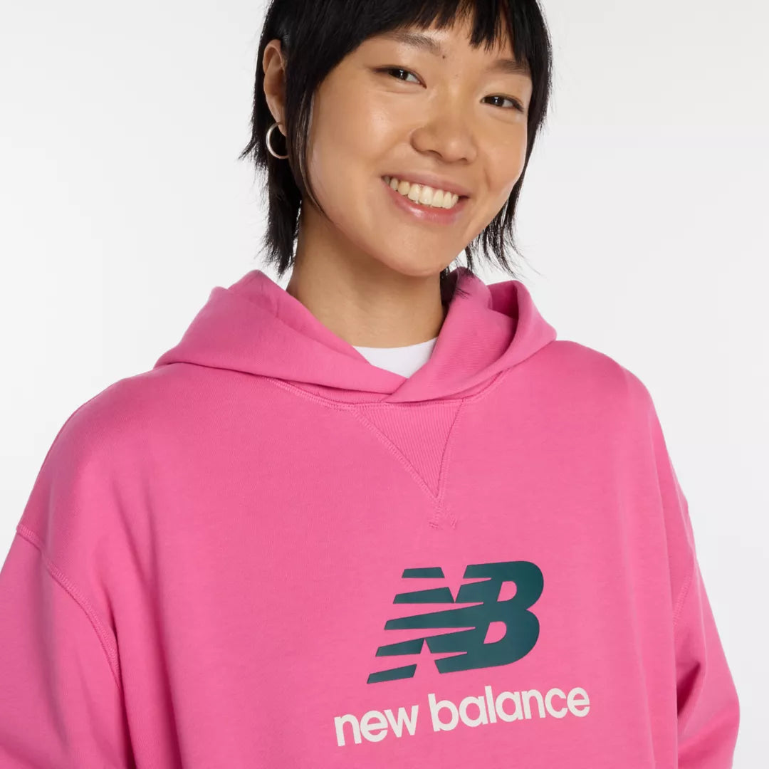 New Balance Athletics French Terry Logo Hoodie For Women