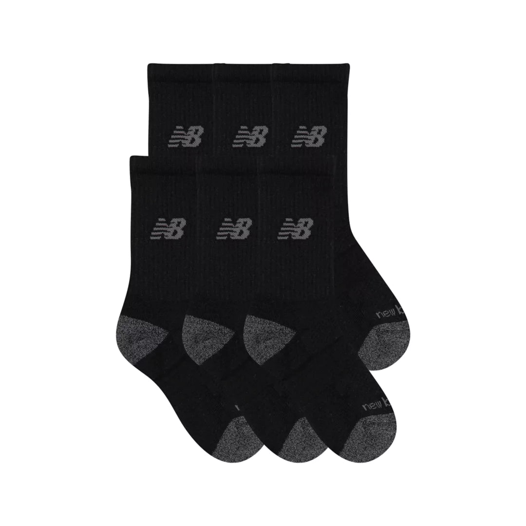 New Balance Youth Active Crew Socks 6 Pack For Kids