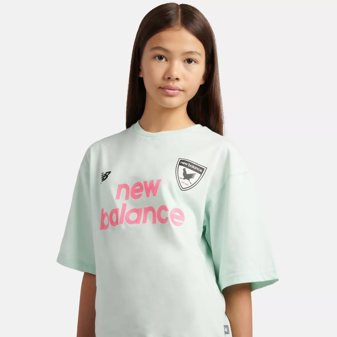 New Balance Football Badge Graphic T-Shirt For Kids