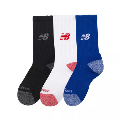 New Balance Youth Active Crew Socks 3 Pack For Kids