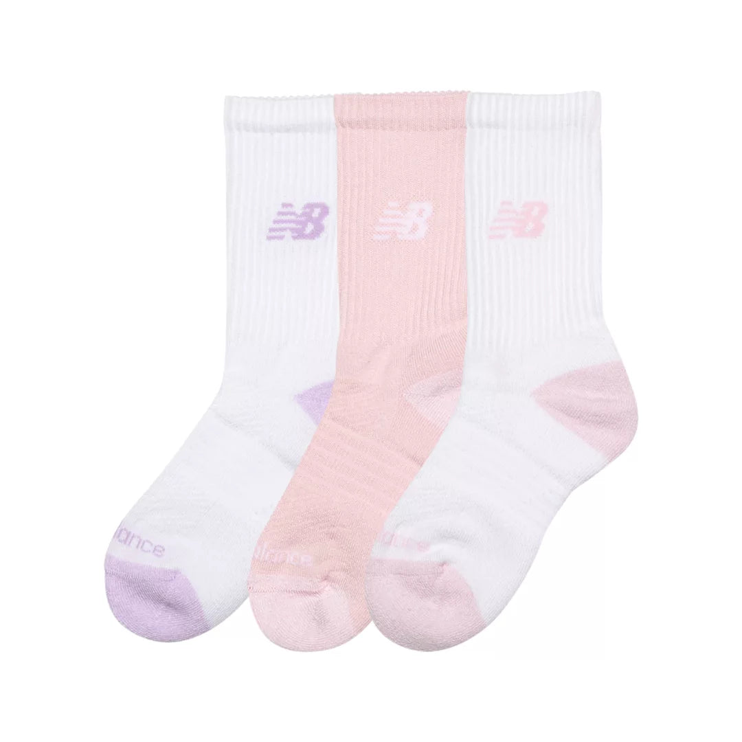 New Balance Youth Active Crew Socks 3 Pack For Kids