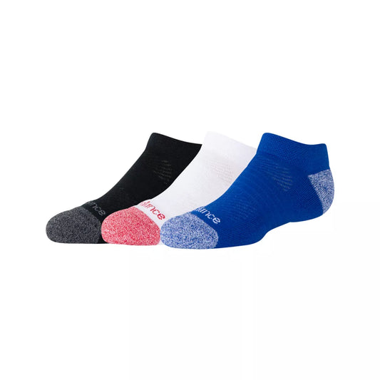 New Balance Youth Active No Show Socks 3 Pack For Kids