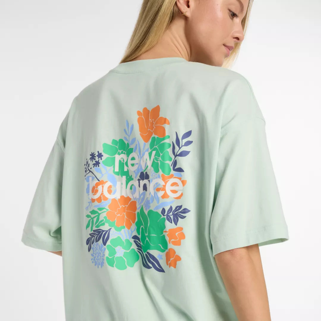 New Balance Flower Oversize T-Shirt For Women