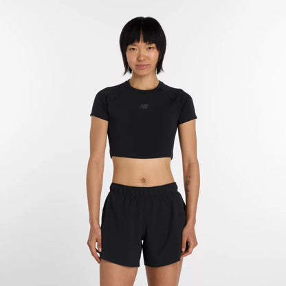 New Balance RBC Brooklyn Half Fast Days Fitted Crop T-Shirt For Women