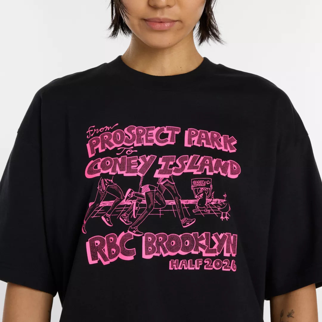 New Balance RBC Brooklyn Half Graphic Oversized T-Shirt For Women