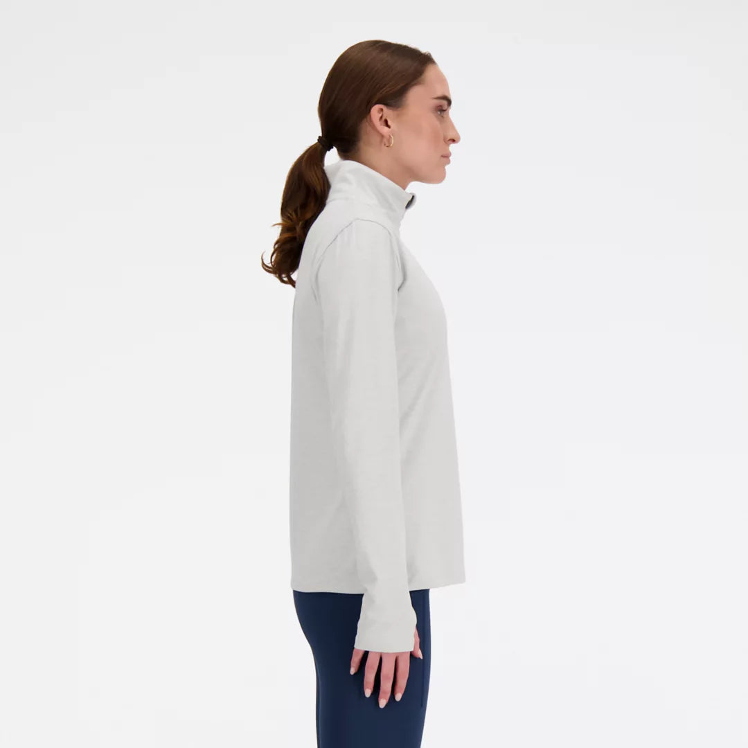 New Balance Sport Essentials Space Dye 1/4 Zip For Women