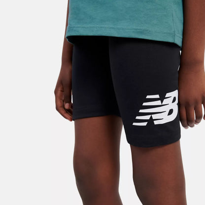 New Balance Stacked Logo Cycle Short For Kids