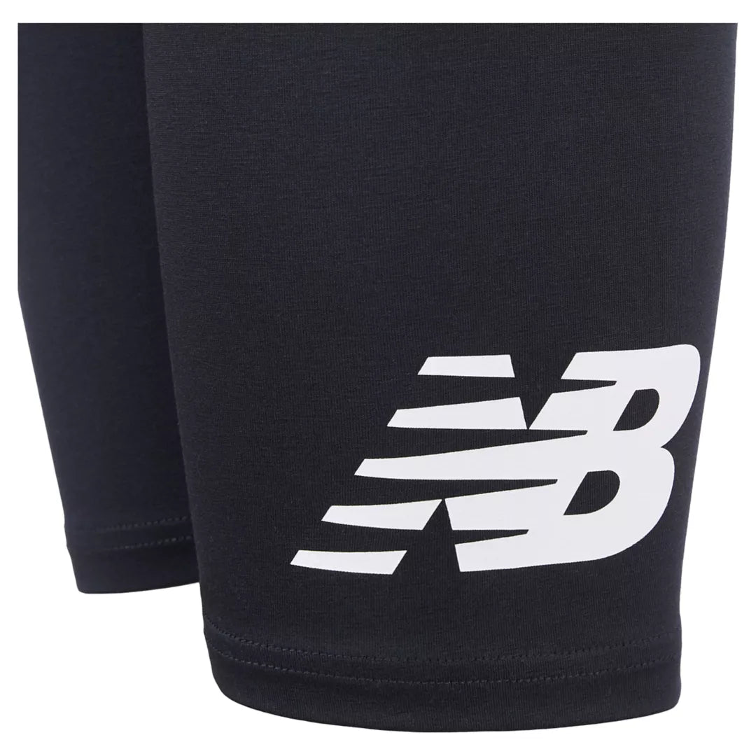 New Balance Stacked Logo Cycle Short For Kids