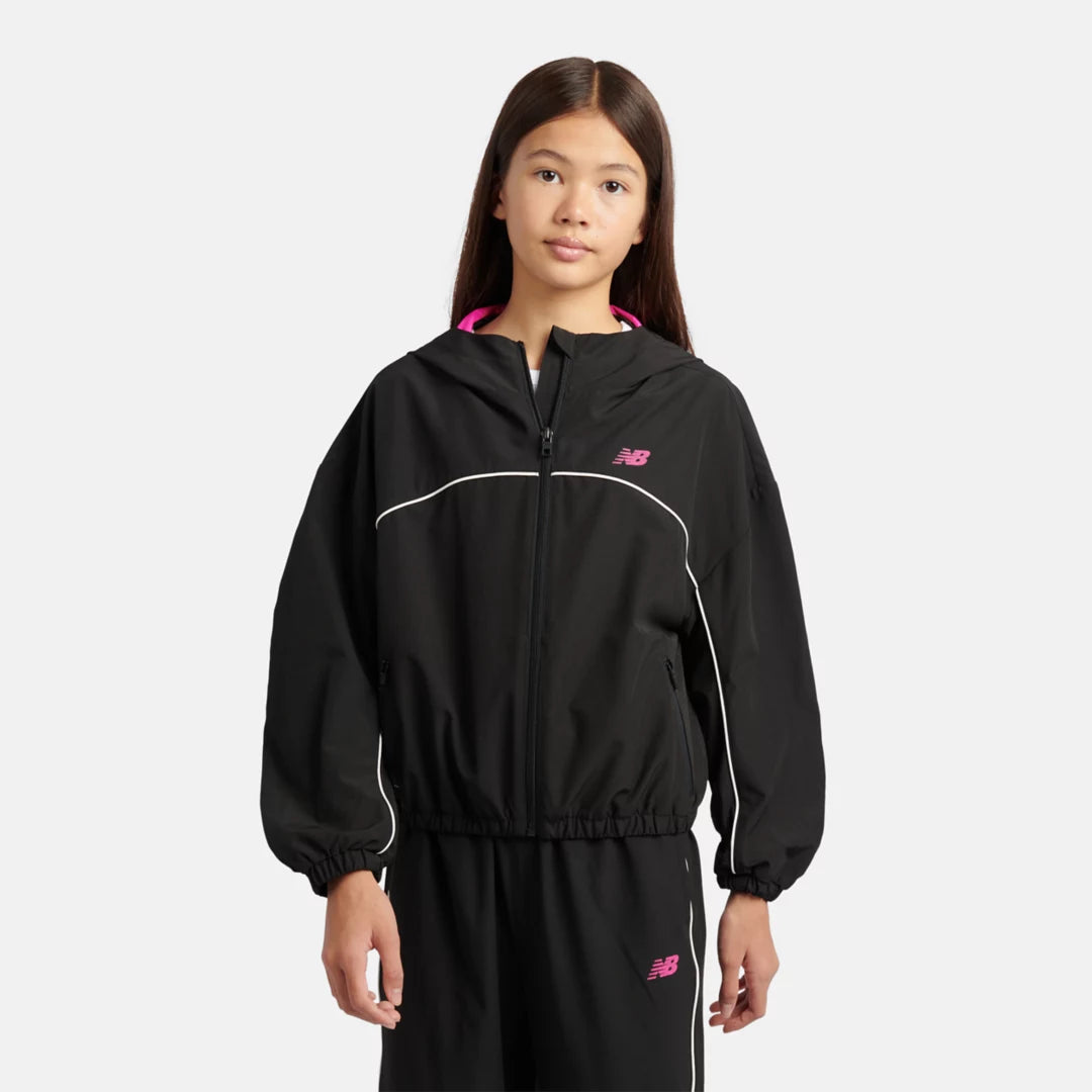 New Balance Contrast Piping Track Jacket For Kids