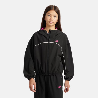 New Balance Contrast Piping Track Jacket For Kids