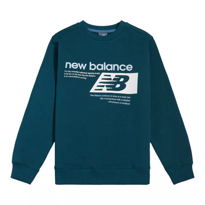 New Balance Athletics Relaxed Player Graphic French Terry Crew For Kids