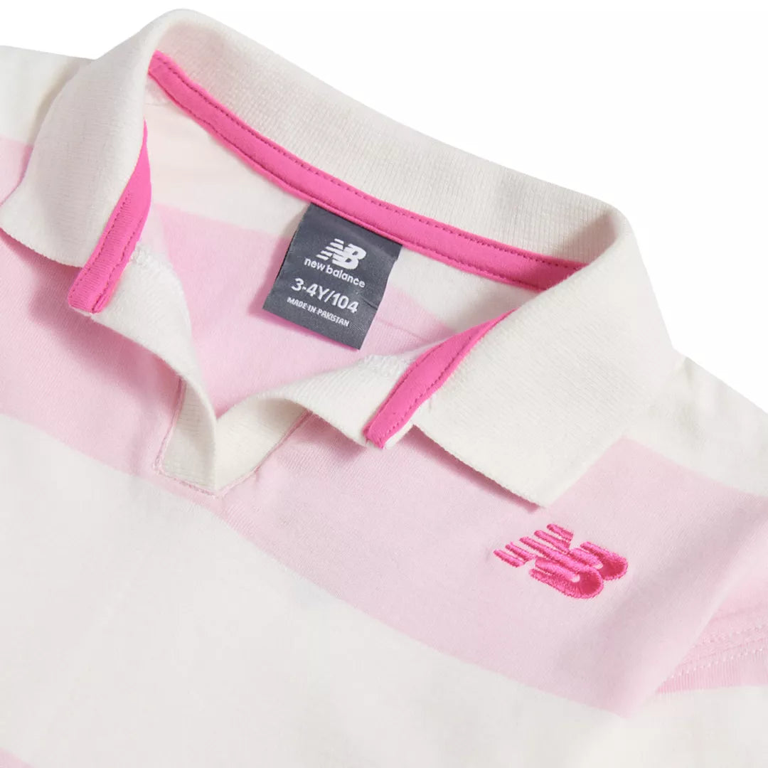 New Balance Striped Rugby Polo For Kids