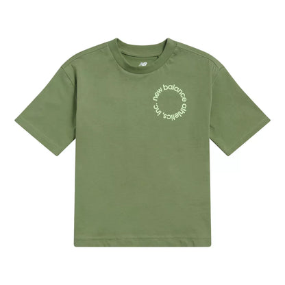 New Balance Circular Logo Graphic T-Shirt For Kids