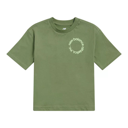 New Balance Circular Logo Graphic T-Shirt For Kids