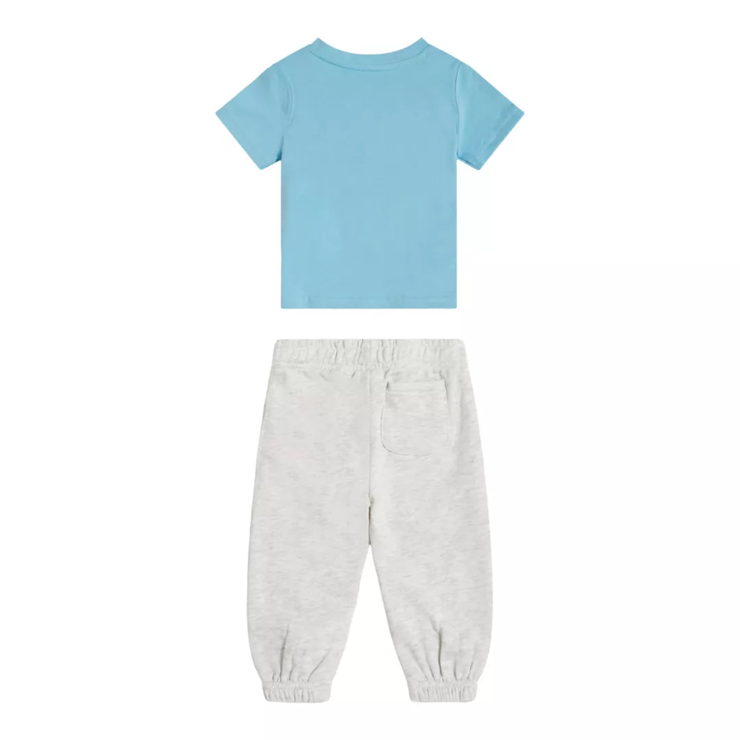 New Balance Colourblock T-Shirt & Jog Set For Kids