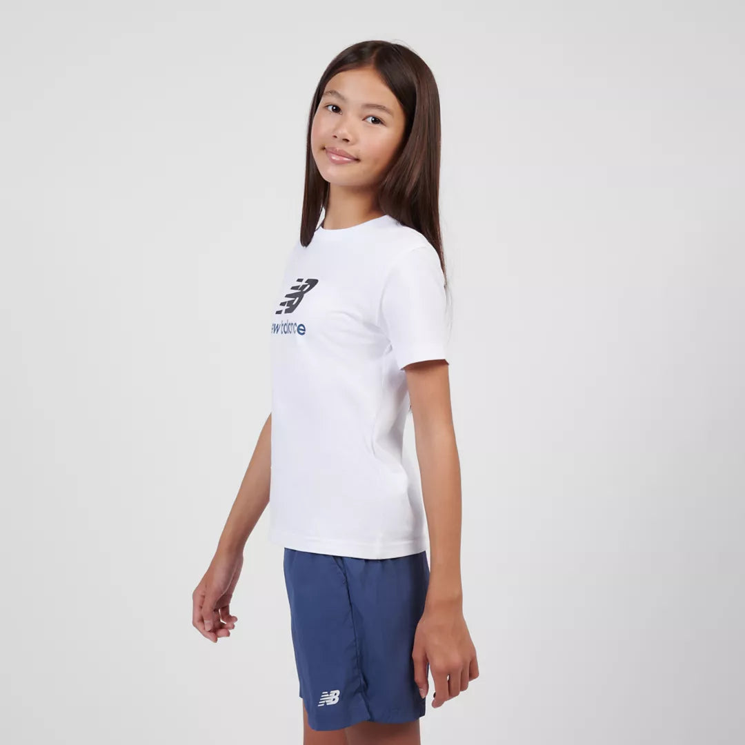 New Balance Stacked Logo T-Shirt For Kids