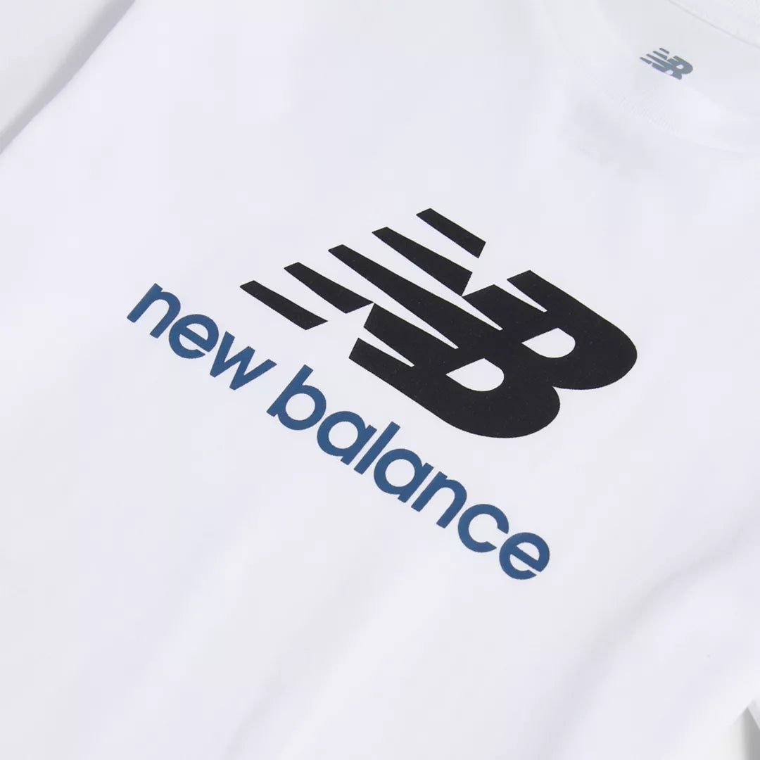 New Balance Stacked Logo T-Shirt For Kids