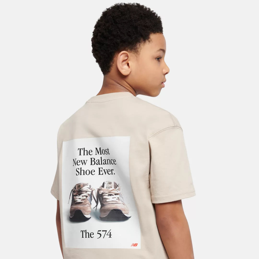New Balance 574 Shoe Graphic T-Shirt For Kids