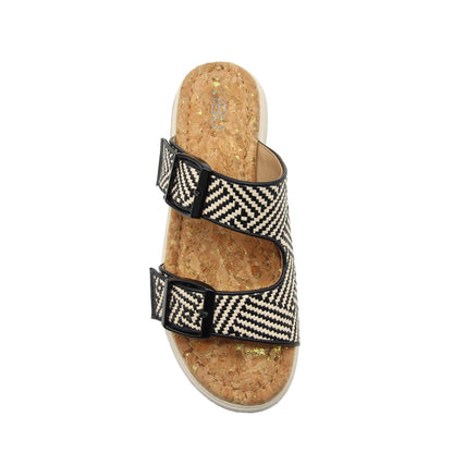 Women Kona Black Raffia