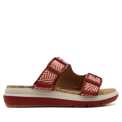Women Kona Red/Cream Raffia