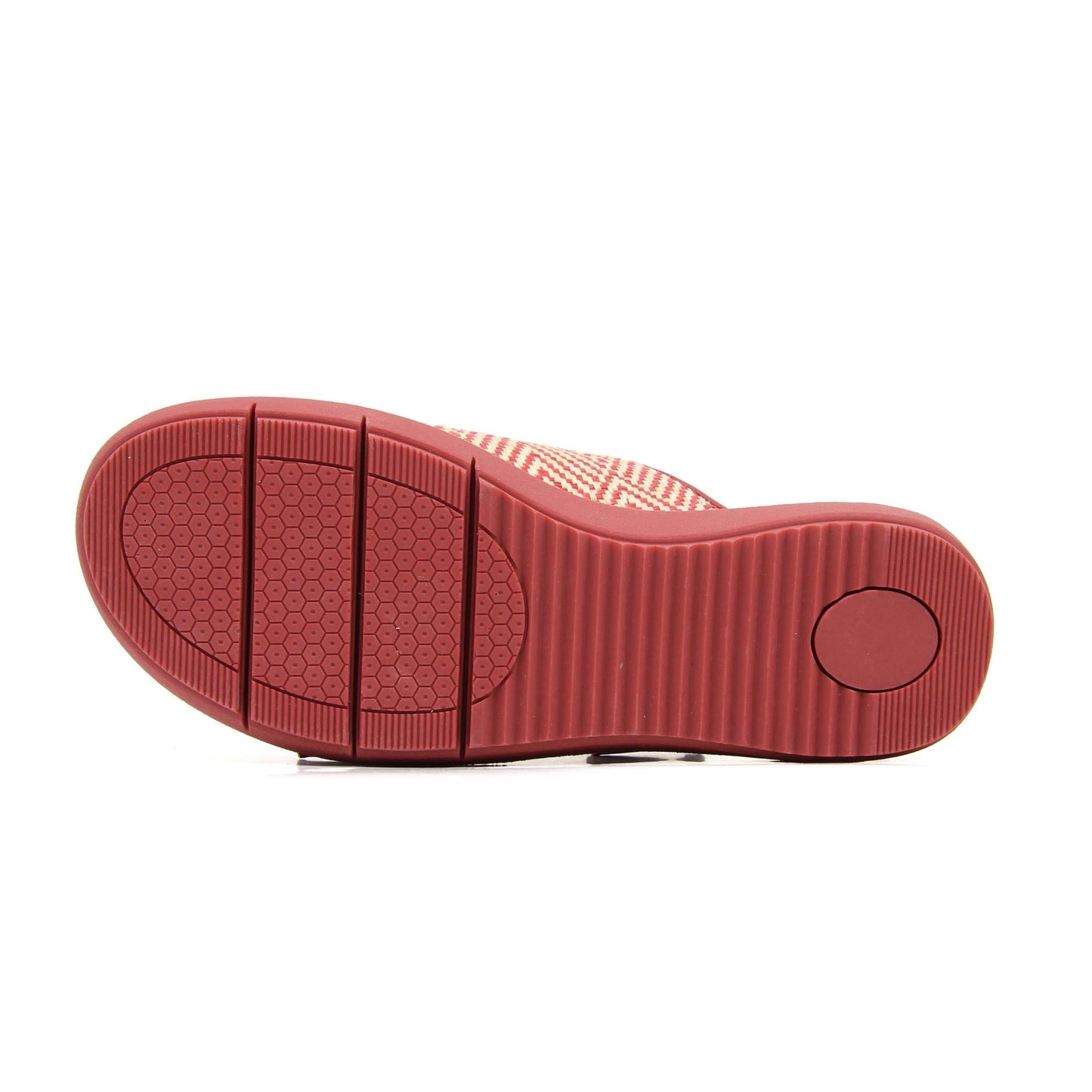 Women Kona Red/Cream Raffia