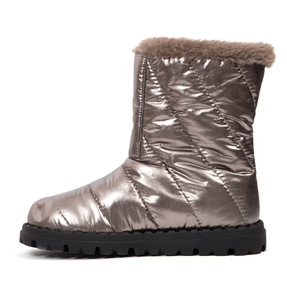 Women Icicle Water Resisstant Gunmetal