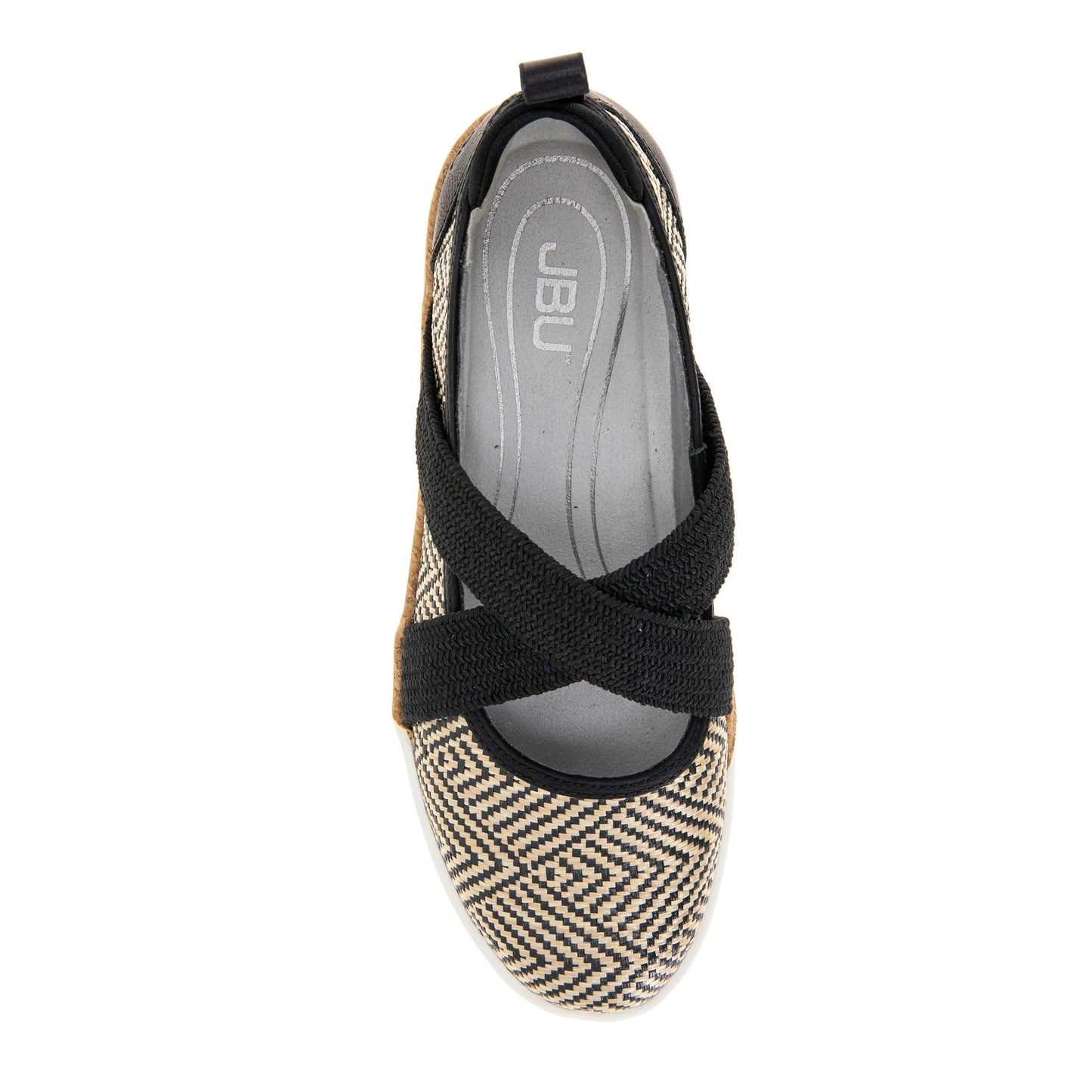 Women Elm Black Raffia