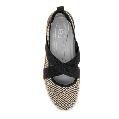 Women Elm Black Raffia